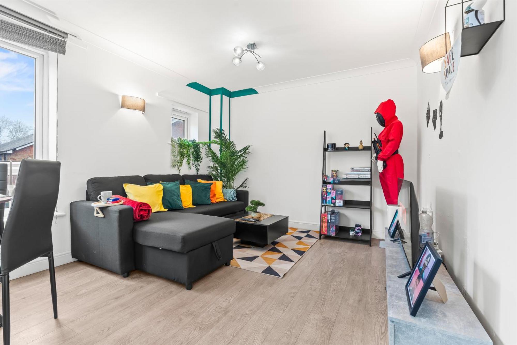 Cosy 3bed- Sleeps 6 - 02 Arena Canary Wharf Station- Perfect For Contractors, Families And Groups Holiday home