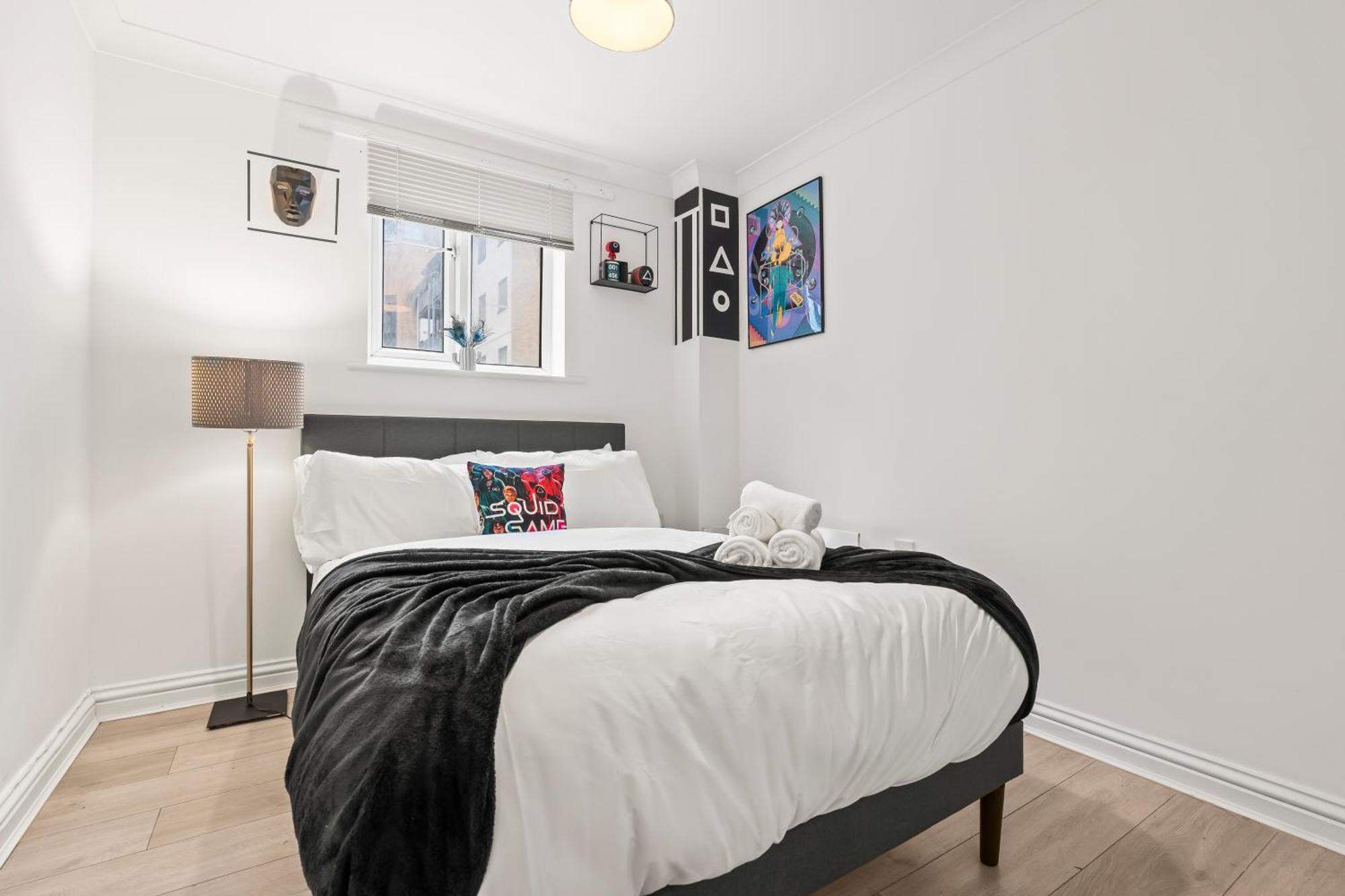Cosy 3bed- Sleeps 6 - 02 Arena Canary Wharf Station- Perfect For Contractors, Families And Groups London